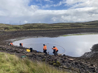 Reservoir 4 fish rescue and essential valve replacement
